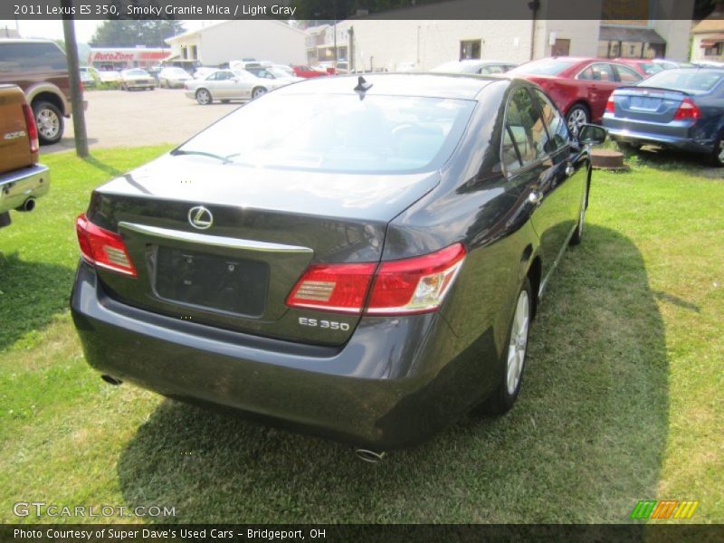Smoky Granite Mica / Light Gray 2011 Lexus ES 350
