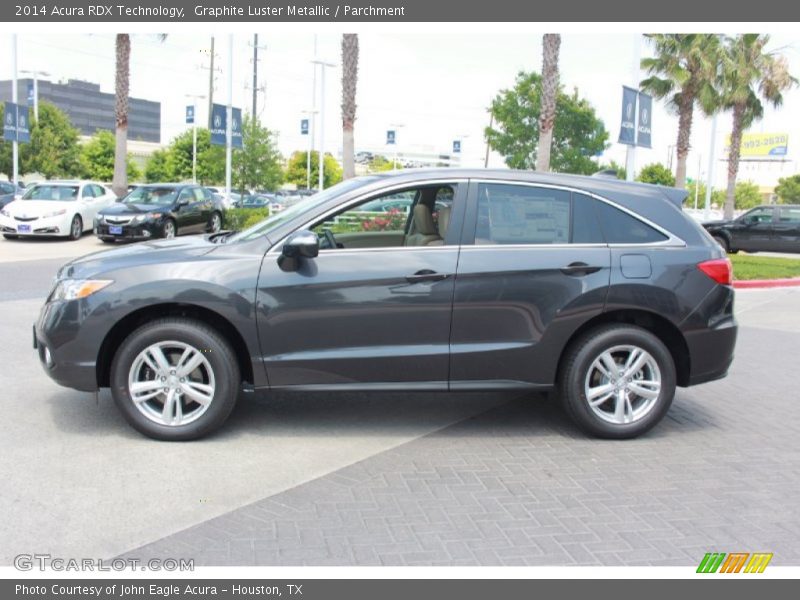 Graphite Luster Metallic / Parchment 2014 Acura RDX Technology