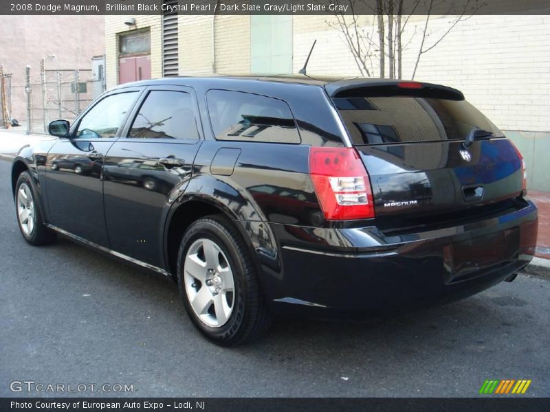 Brilliant Black Crystal Pearl / Dark Slate Gray/Light Slate Gray 2008 Dodge Magnum