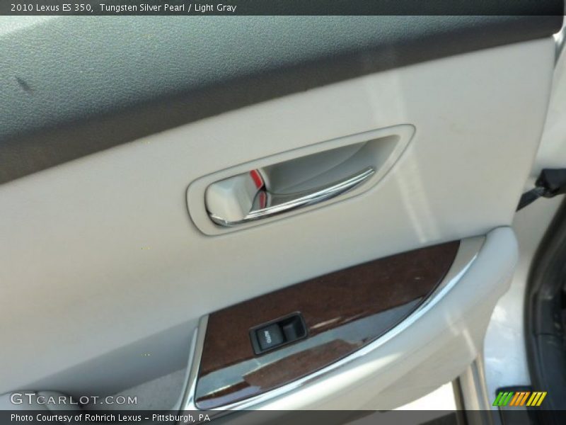 Tungsten Silver Pearl / Light Gray 2010 Lexus ES 350
