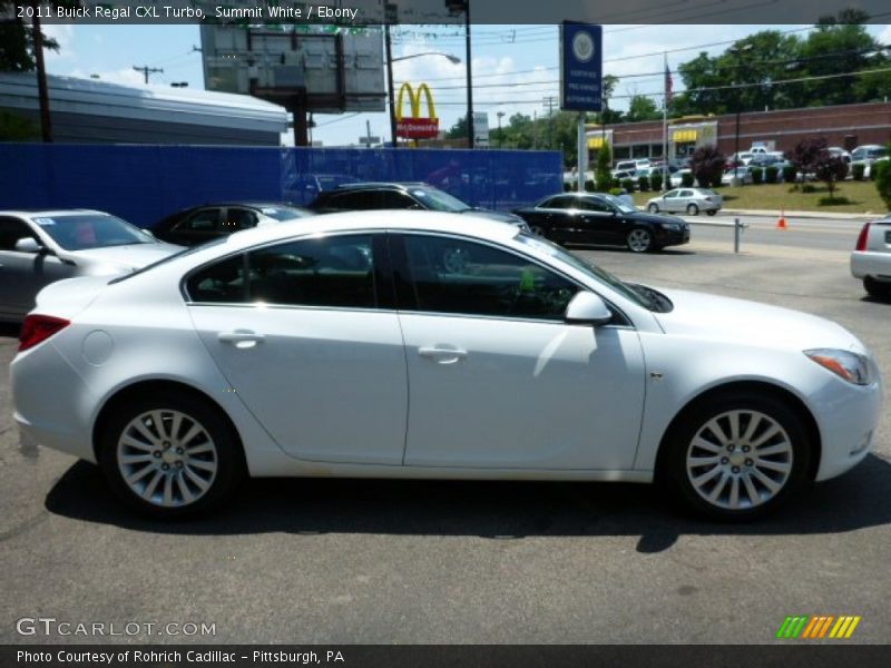 Summit White / Ebony 2011 Buick Regal CXL Turbo