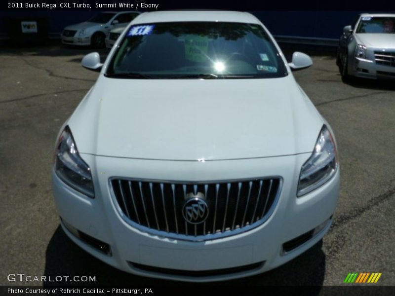 Summit White / Ebony 2011 Buick Regal CXL Turbo