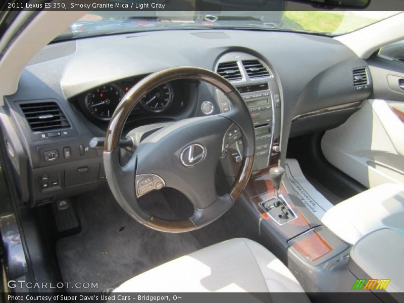 Smoky Granite Mica / Light Gray 2011 Lexus ES 350