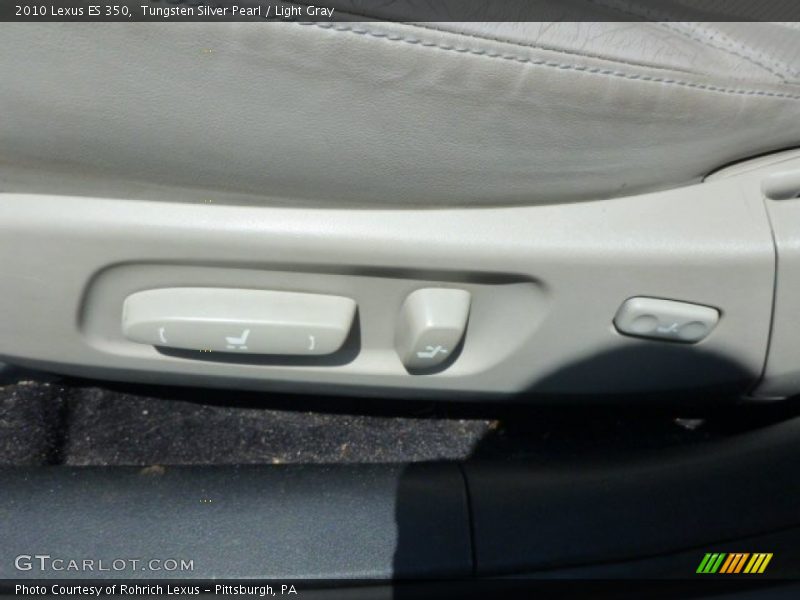 Tungsten Silver Pearl / Light Gray 2010 Lexus ES 350