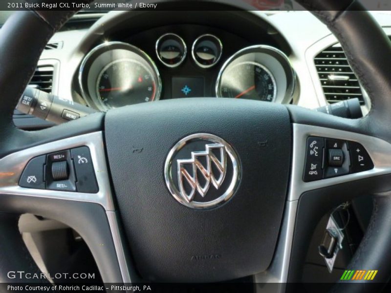 Summit White / Ebony 2011 Buick Regal CXL Turbo