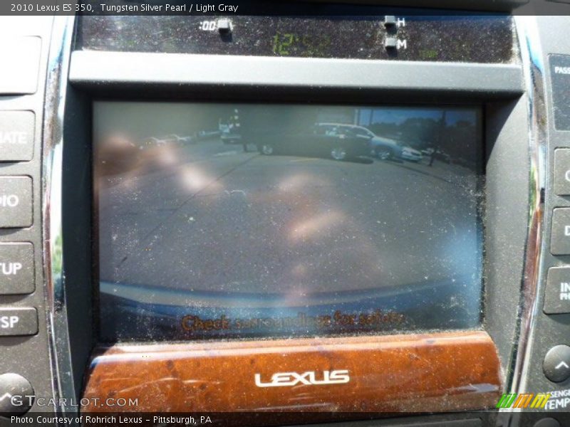 Tungsten Silver Pearl / Light Gray 2010 Lexus ES 350