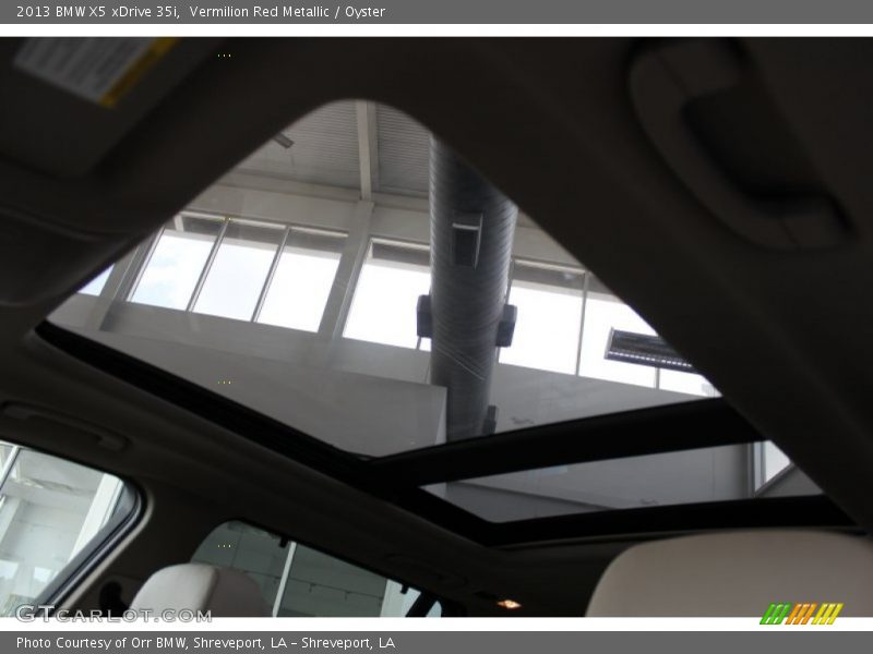 Sunroof of 2013 X5 xDrive 35i