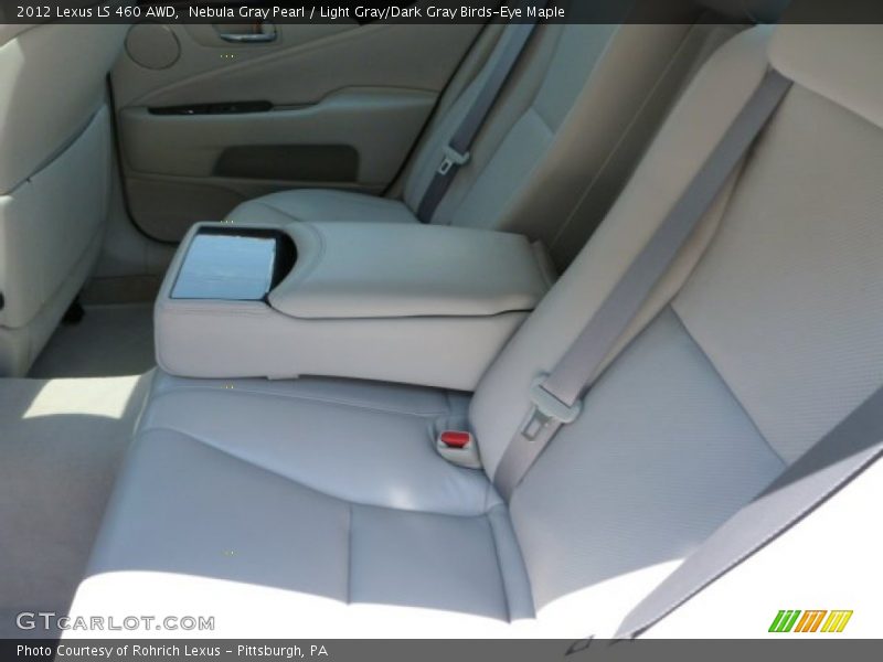 Nebula Gray Pearl / Light Gray/Dark Gray Birds-Eye Maple 2012 Lexus LS 460 AWD