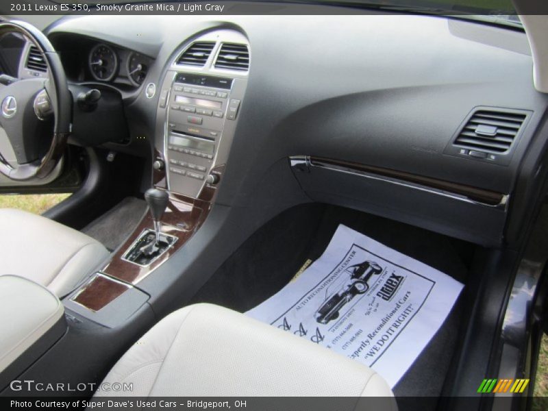 Smoky Granite Mica / Light Gray 2011 Lexus ES 350