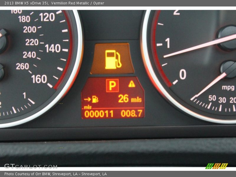 Vermilion Red Metallic / Oyster 2013 BMW X5 xDrive 35i