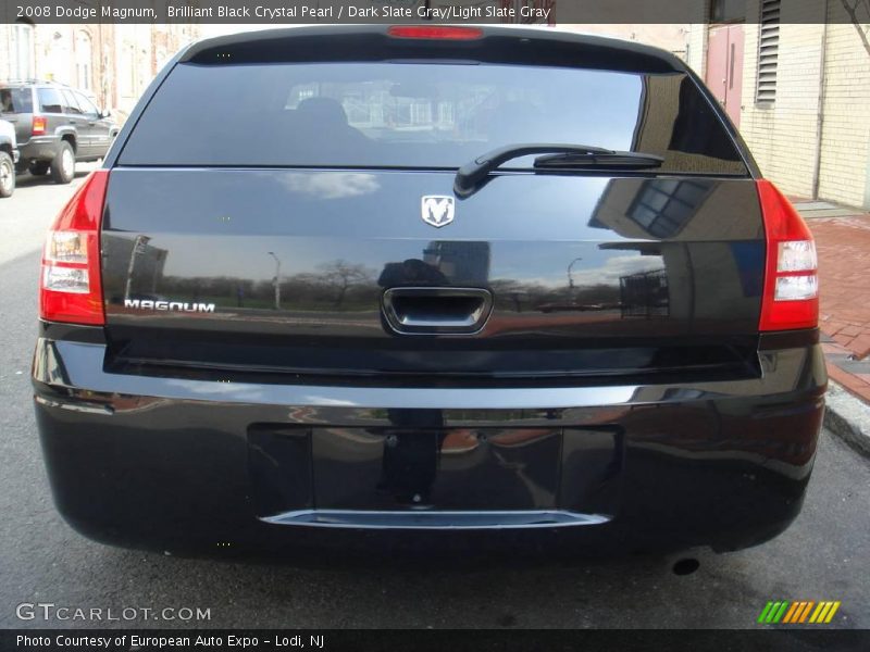 Brilliant Black Crystal Pearl / Dark Slate Gray/Light Slate Gray 2008 Dodge Magnum