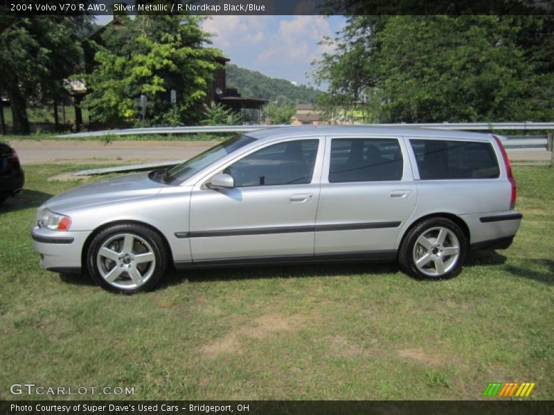 Silver Metallic / R Nordkap Black/Blue 2004 Volvo V70 R AWD