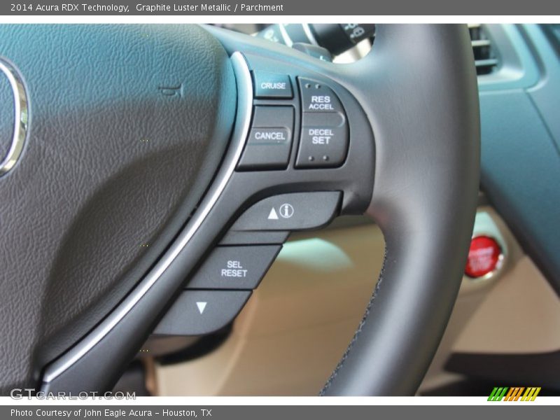 Graphite Luster Metallic / Parchment 2014 Acura RDX Technology