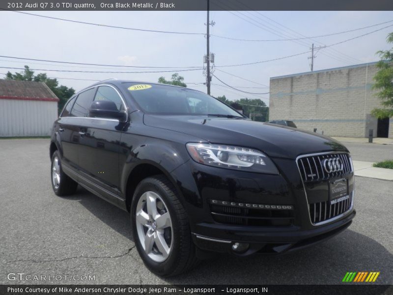 Orca Black Metallic / Black 2012 Audi Q7 3.0 TDI quattro