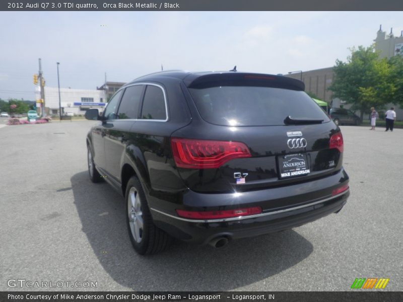Orca Black Metallic / Black 2012 Audi Q7 3.0 TDI quattro