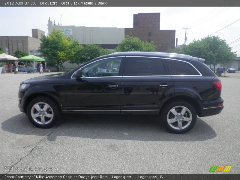 Orca Black Metallic / Black 2012 Audi Q7 3.0 TDI quattro