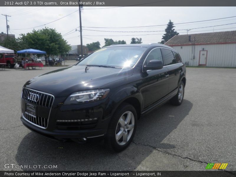Orca Black Metallic / Black 2012 Audi Q7 3.0 TDI quattro
