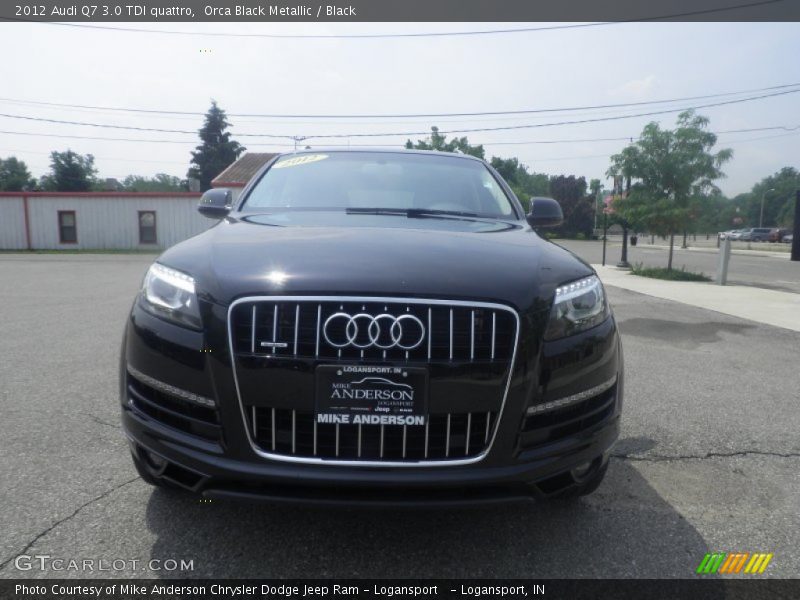 Orca Black Metallic / Black 2012 Audi Q7 3.0 TDI quattro