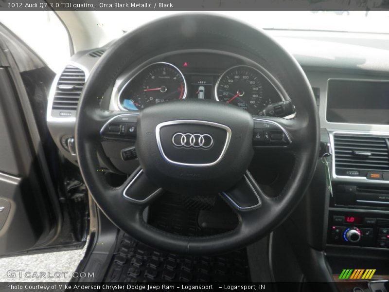 Orca Black Metallic / Black 2012 Audi Q7 3.0 TDI quattro