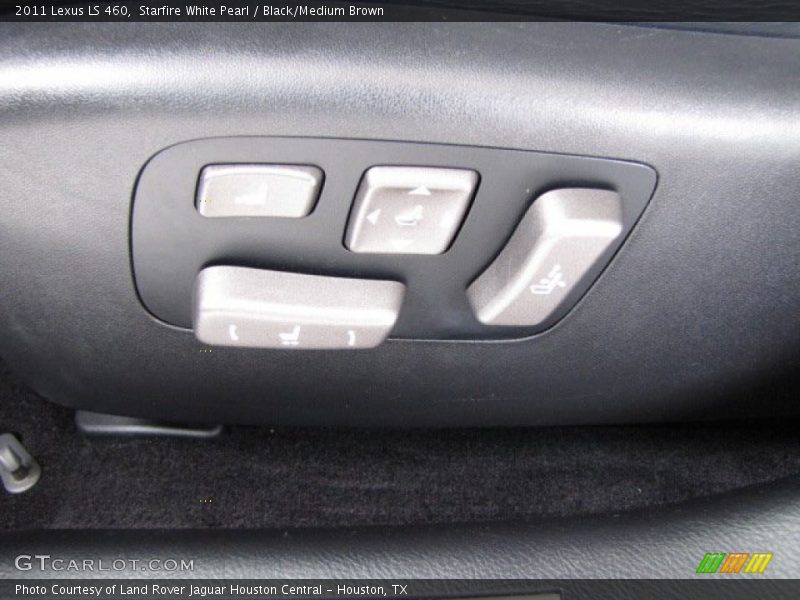 Starfire White Pearl / Black/Medium Brown 2011 Lexus LS 460