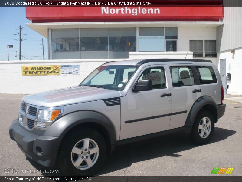 Bright Silver Metallic / Dark Slate Gray/Light Slate Gray 2008 Dodge Nitro SXT 4x4