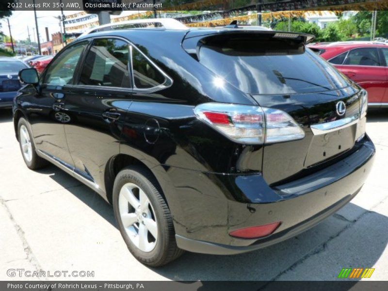 Obsidian Black / Parchment 2012 Lexus RX 350 AWD
