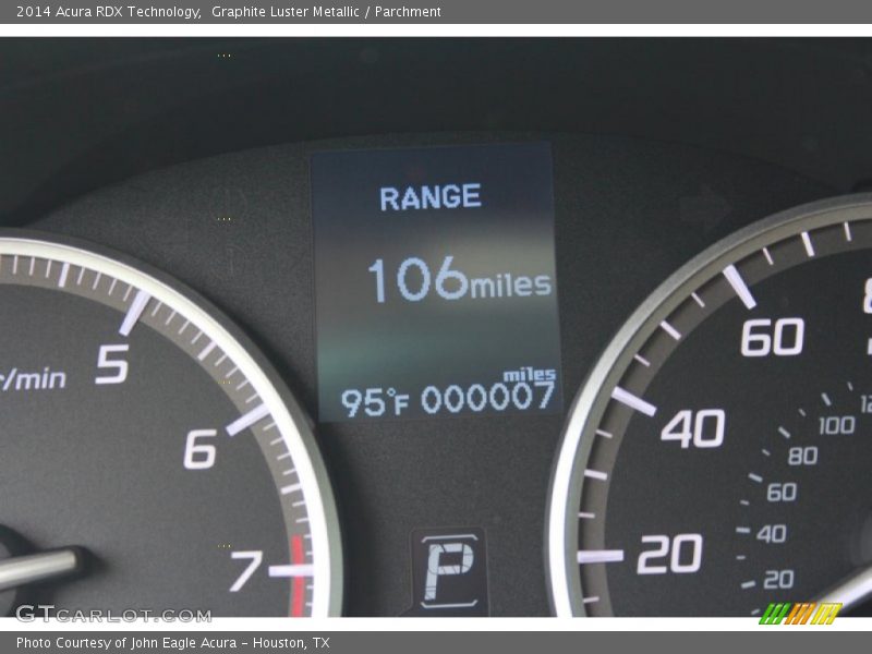 Graphite Luster Metallic / Parchment 2014 Acura RDX Technology