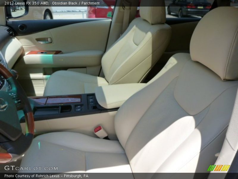 Obsidian Black / Parchment 2012 Lexus RX 350 AWD