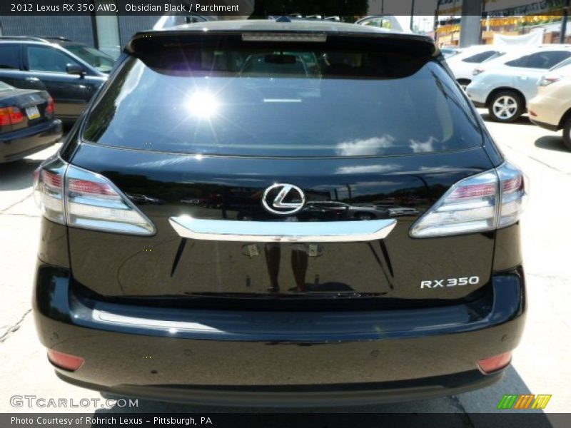 Obsidian Black / Parchment 2012 Lexus RX 350 AWD