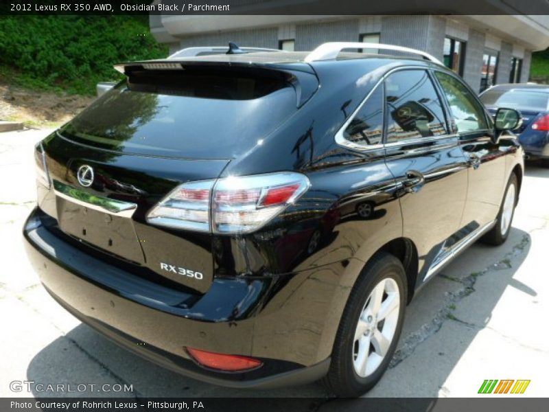 Obsidian Black / Parchment 2012 Lexus RX 350 AWD