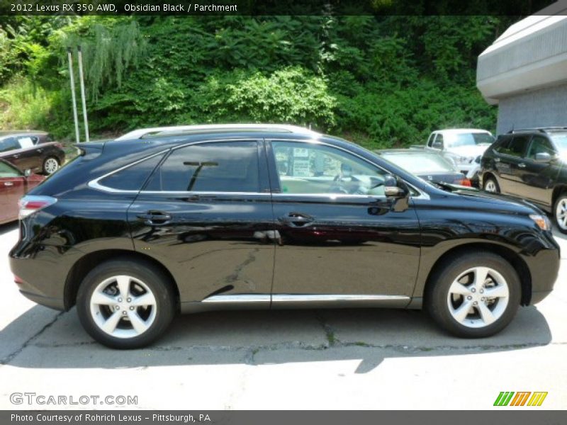 Obsidian Black / Parchment 2012 Lexus RX 350 AWD