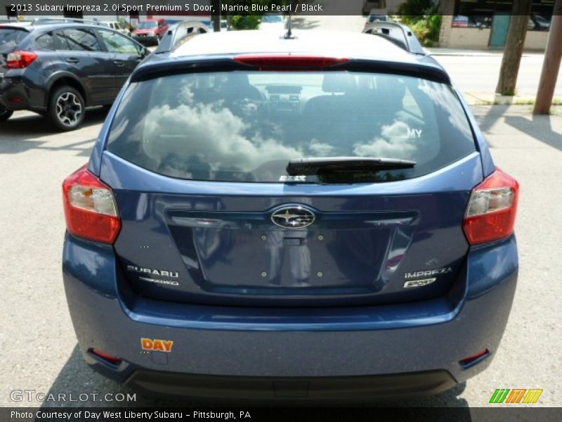 Marine Blue Pearl / Black 2013 Subaru Impreza 2.0i Sport Premium 5 Door