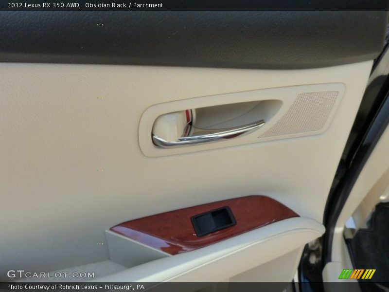 Obsidian Black / Parchment 2012 Lexus RX 350 AWD