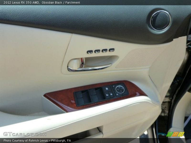 Obsidian Black / Parchment 2012 Lexus RX 350 AWD
