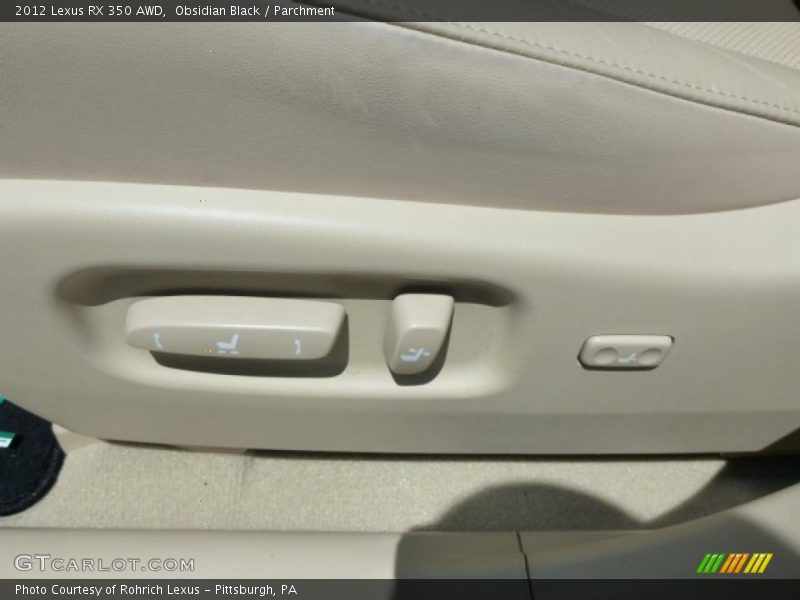 Obsidian Black / Parchment 2012 Lexus RX 350 AWD