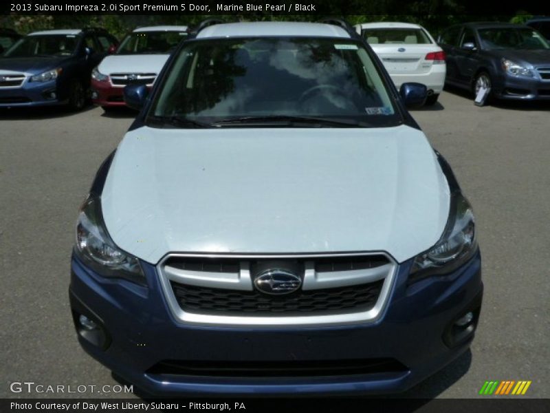 Marine Blue Pearl / Black 2013 Subaru Impreza 2.0i Sport Premium 5 Door