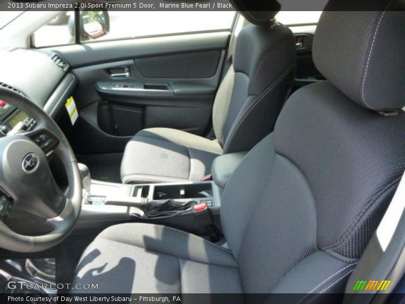 Marine Blue Pearl / Black 2013 Subaru Impreza 2.0i Sport Premium 5 Door