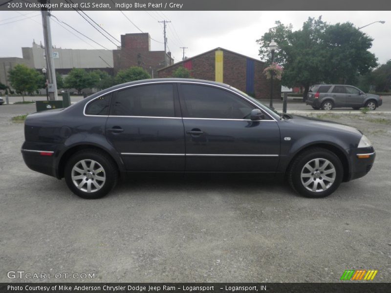 Indigo Blue Pearl / Grey 2003 Volkswagen Passat GLS Sedan