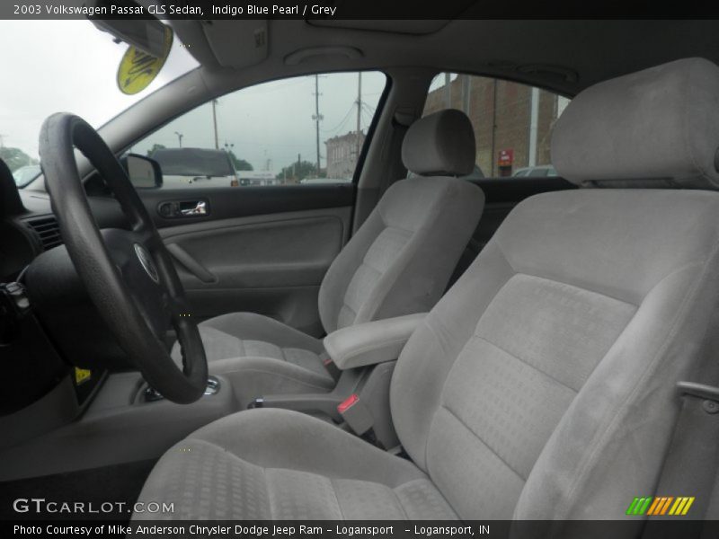Indigo Blue Pearl / Grey 2003 Volkswagen Passat GLS Sedan