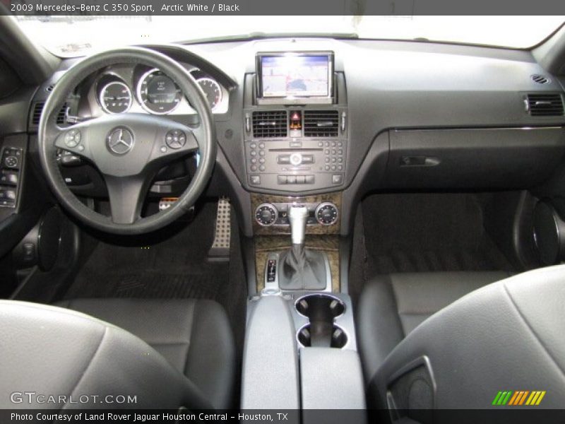 Arctic White / Black 2009 Mercedes-Benz C 350 Sport