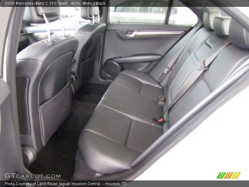 Arctic White / Black 2009 Mercedes-Benz C 350 Sport