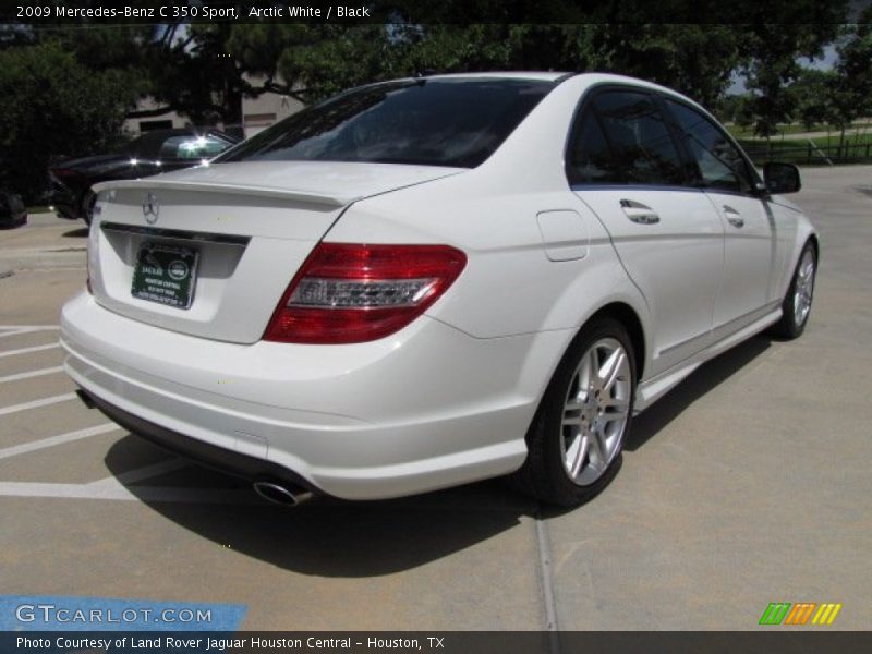 Arctic White / Black 2009 Mercedes-Benz C 350 Sport