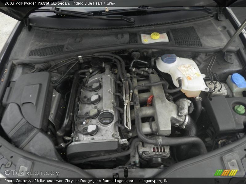 Indigo Blue Pearl / Grey 2003 Volkswagen Passat GLS Sedan