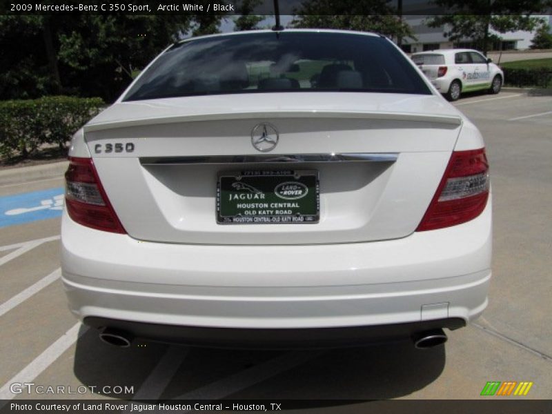 Arctic White / Black 2009 Mercedes-Benz C 350 Sport
