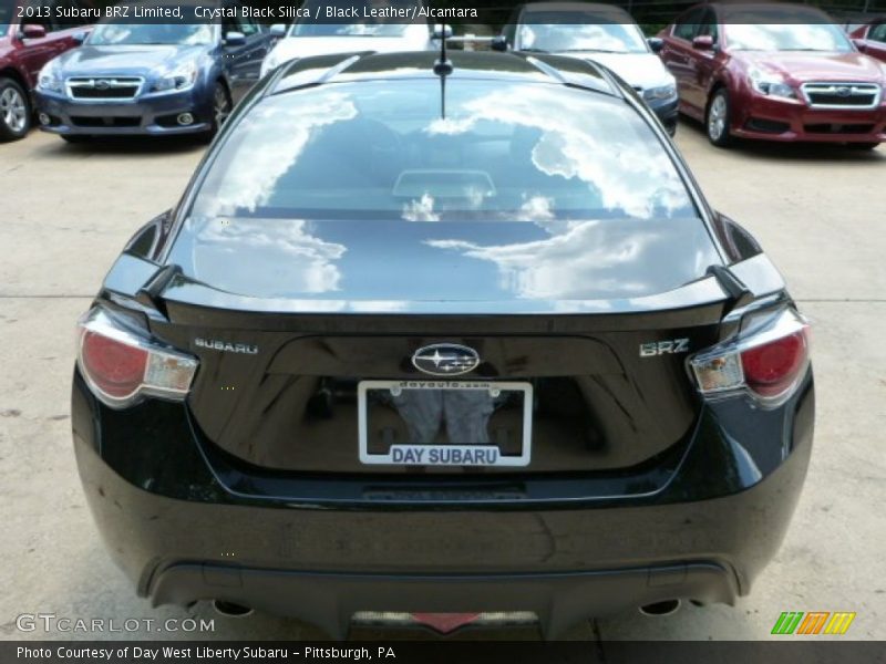 Crystal Black Silica / Black Leather/Alcantara 2013 Subaru BRZ Limited