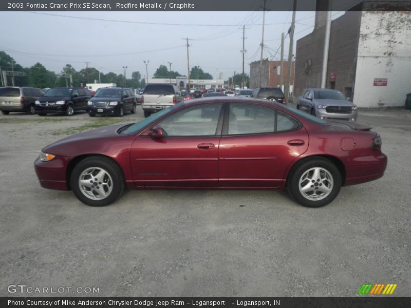 Redfire Metallic / Graphite 2003 Pontiac Grand Prix SE Sedan