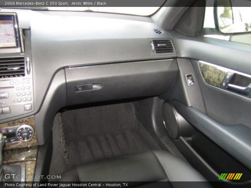 Arctic White / Black 2009 Mercedes-Benz C 350 Sport