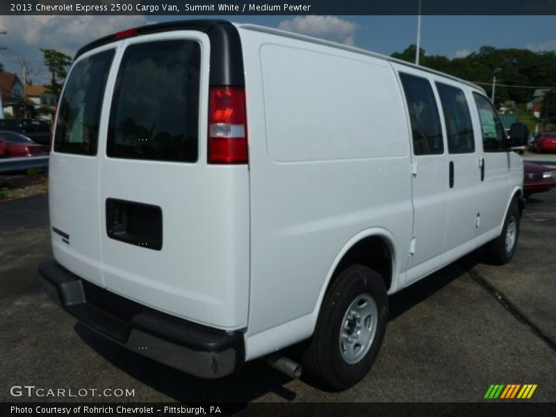 Summit White / Medium Pewter 2013 Chevrolet Express 2500 Cargo Van
