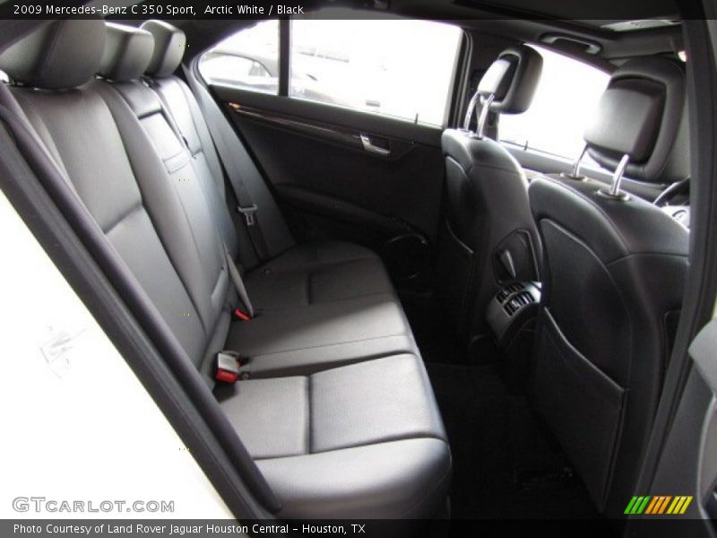 Arctic White / Black 2009 Mercedes-Benz C 350 Sport