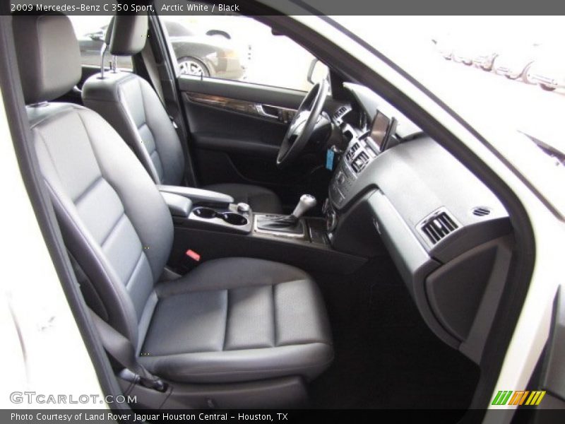 Arctic White / Black 2009 Mercedes-Benz C 350 Sport